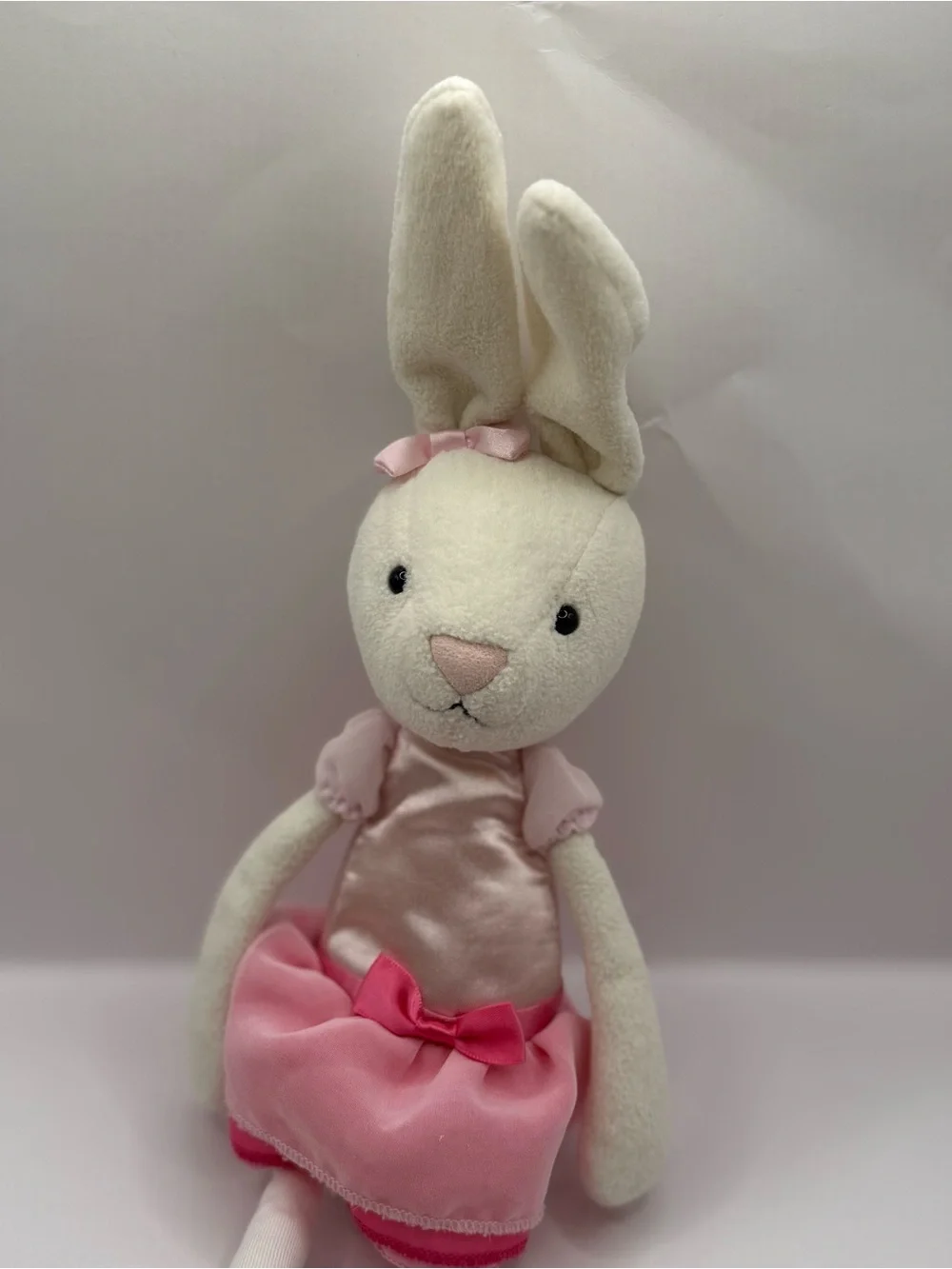 Jellycat Bitsy Bunny Ballerina Plush Soft Stuffed Animal Plush